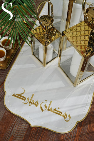 Ramadan Design Nova Runner - Waterproof Fabric - Gold Embroidered