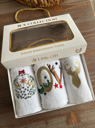 Special Design Gift Towel Set - Colorful Embroidered