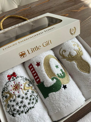 Special Design Gift Towel Set - Colorful Embroidered