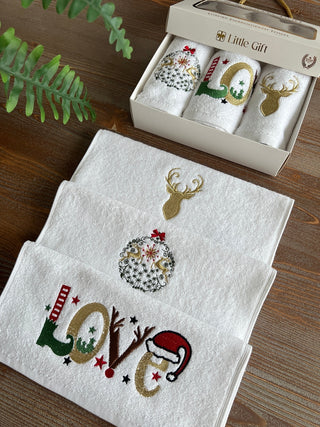 Special Design Gift Towel Set - Colorful Embroidered