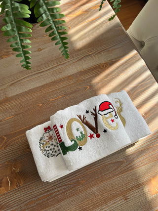 Special Design Gift Towel Set - Colorful Embroidered